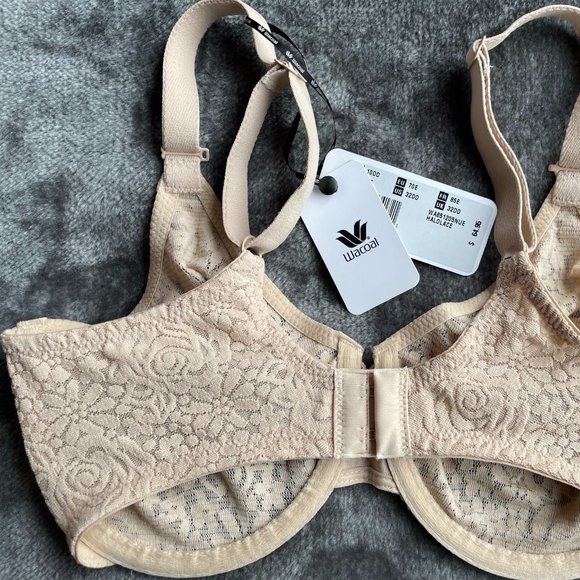 Never worn - with tags. Wacol "Halo Lace" bra cream 10DD - Picture 3 of 7